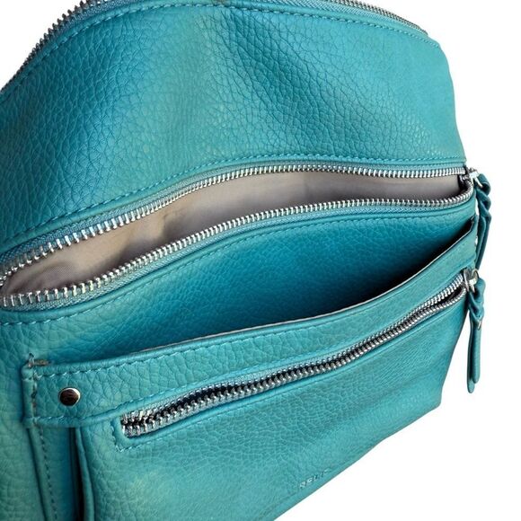 Relic Riley by Fossil Women's Turquoise Crossbody Bag Adjustable Strap Casual - Picture 7 of 15